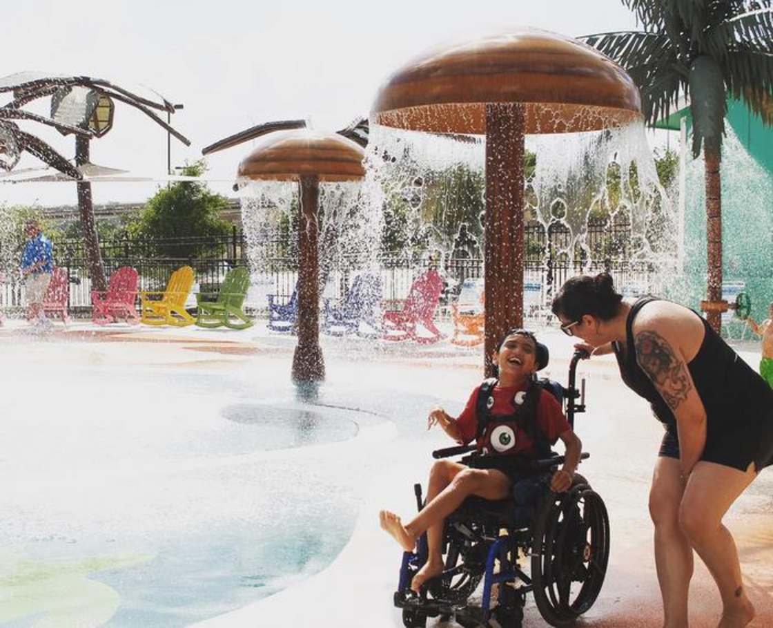 Finally, a water park suitable for children with disabilities