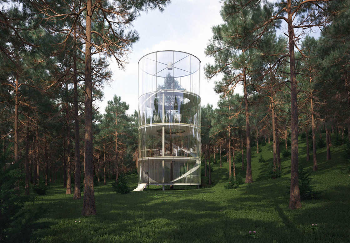 Modern Tree House – A beautiful, futuristic and eco-responsible house