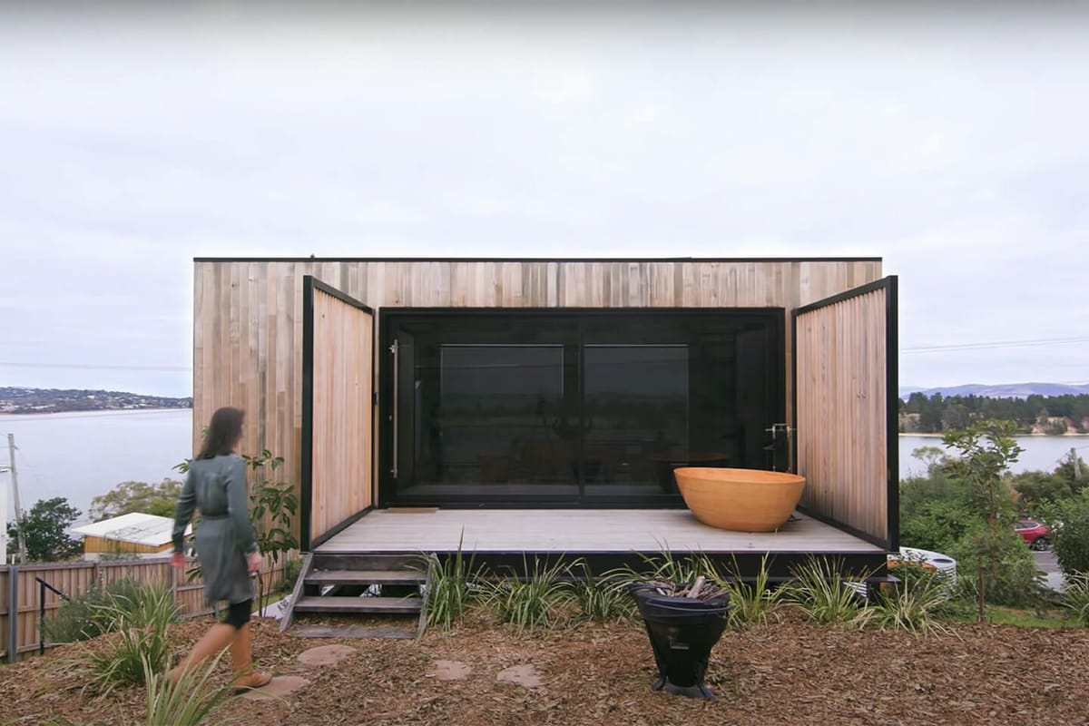 An Oakwood Tiny Home Built From Locally Sourced Timber Was Designed As A Love Letter To Tasmania!