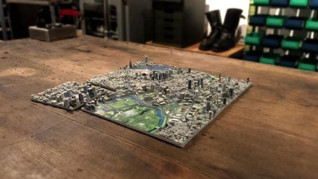 Tokyo Is Being Recreated As 100 Piece 3D Printed Map You Can Own