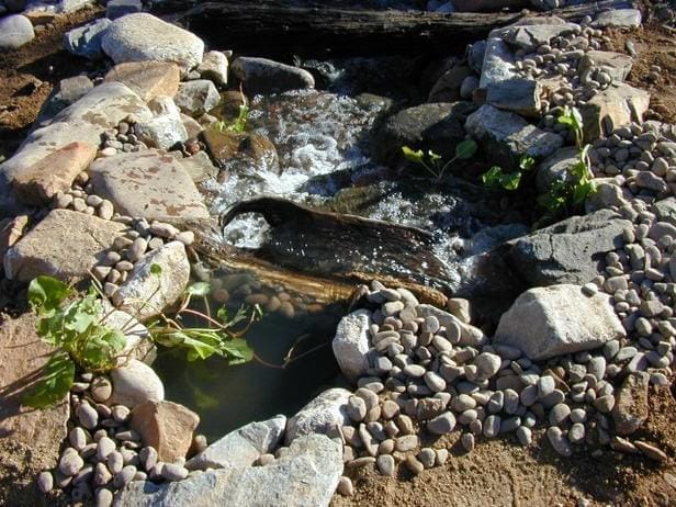 DIY Garden Waterfalls