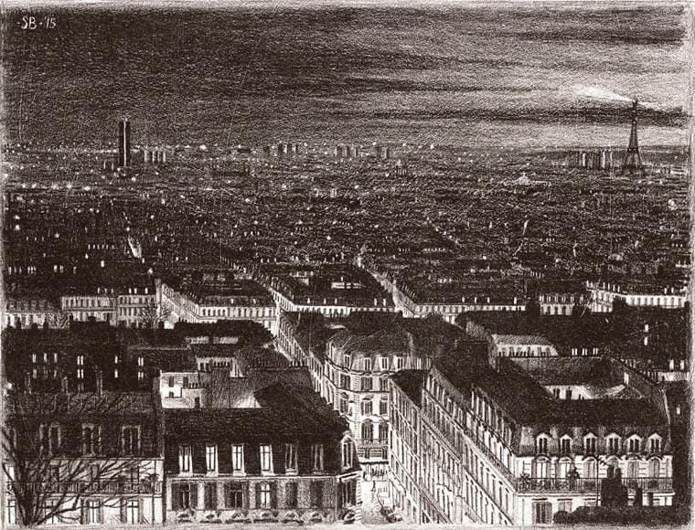 Cityscapes – Artist draws major cities of the world thanks to his impressive visual memory