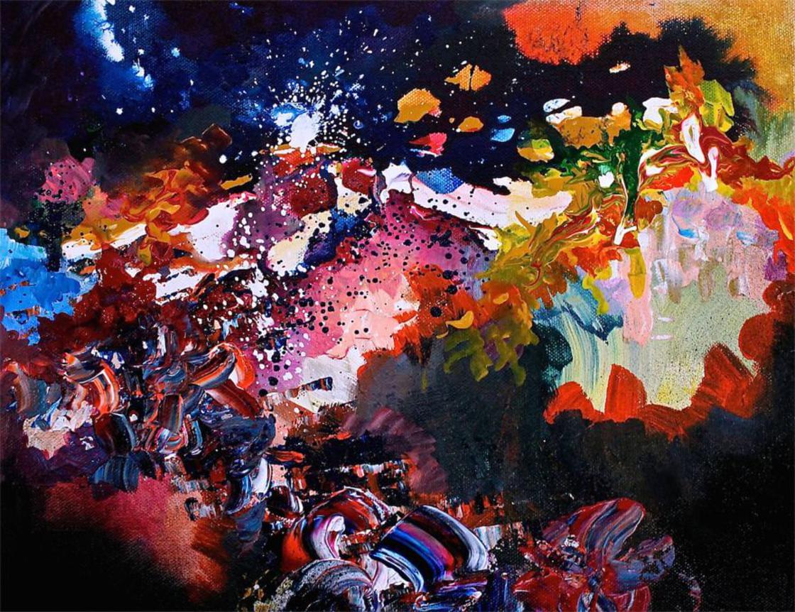 Born with Synesthesia, this artist paints the music she sees