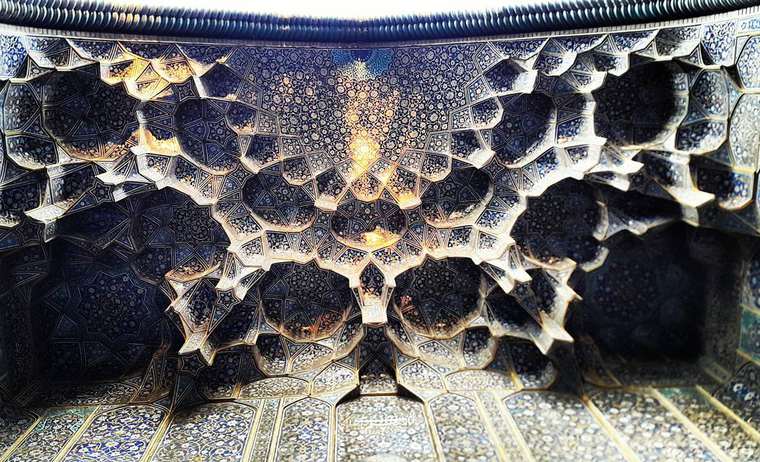 A photographer documents the amazing ceilings of mosques