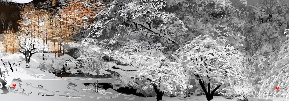 This Japanese artist creates his beautiful paintings using Excel!