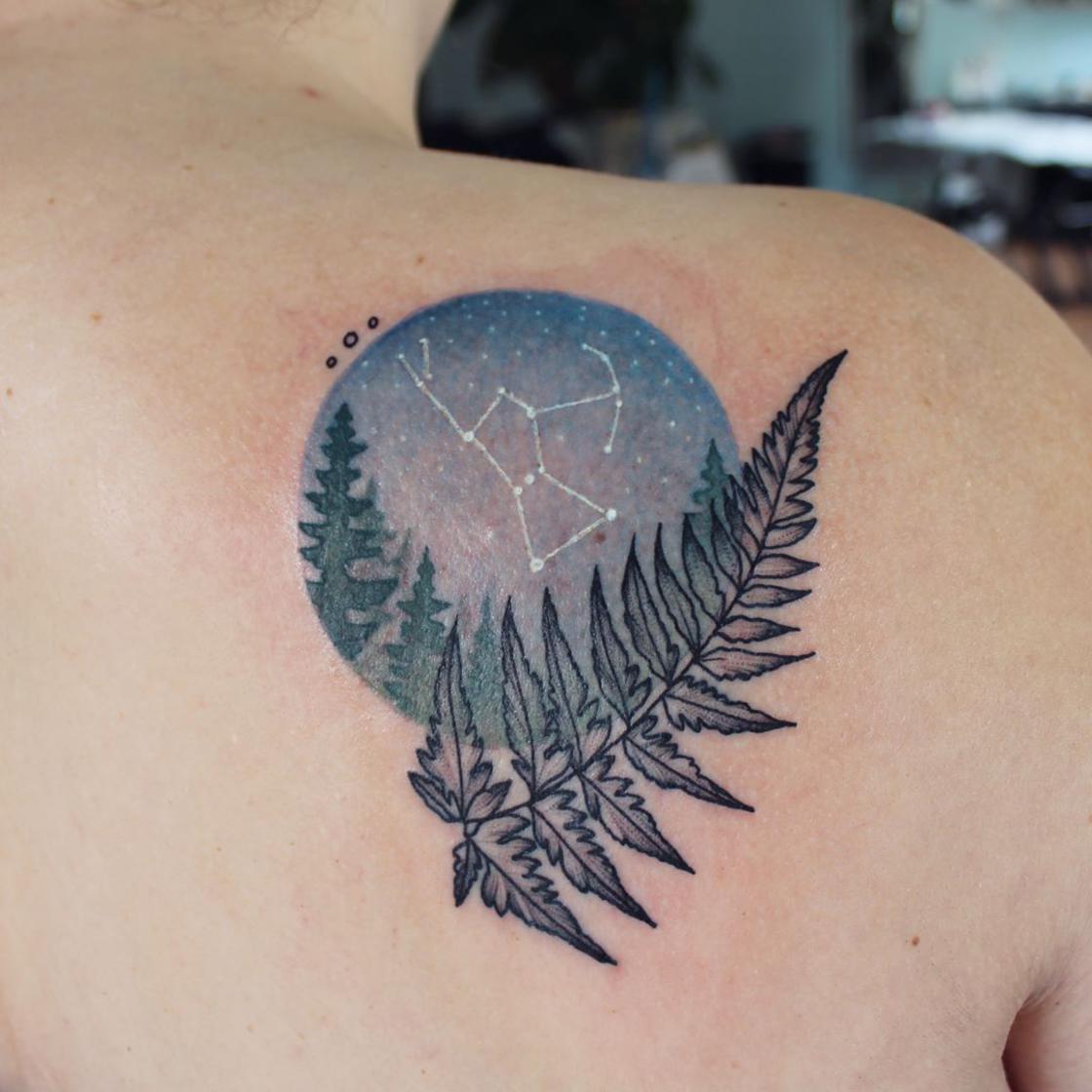 Colorful Nature – The soft and poetic tattoos by Emily Kaul