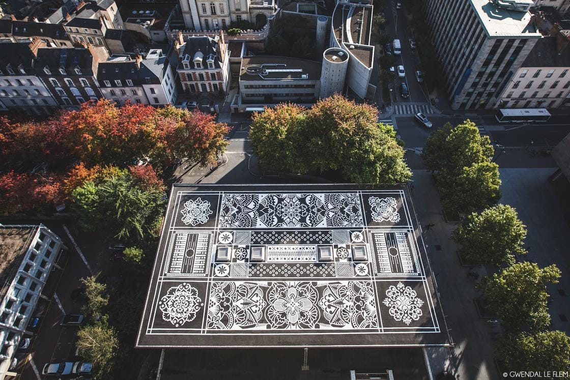 Urban Mandala – The ornamental street art of ALI