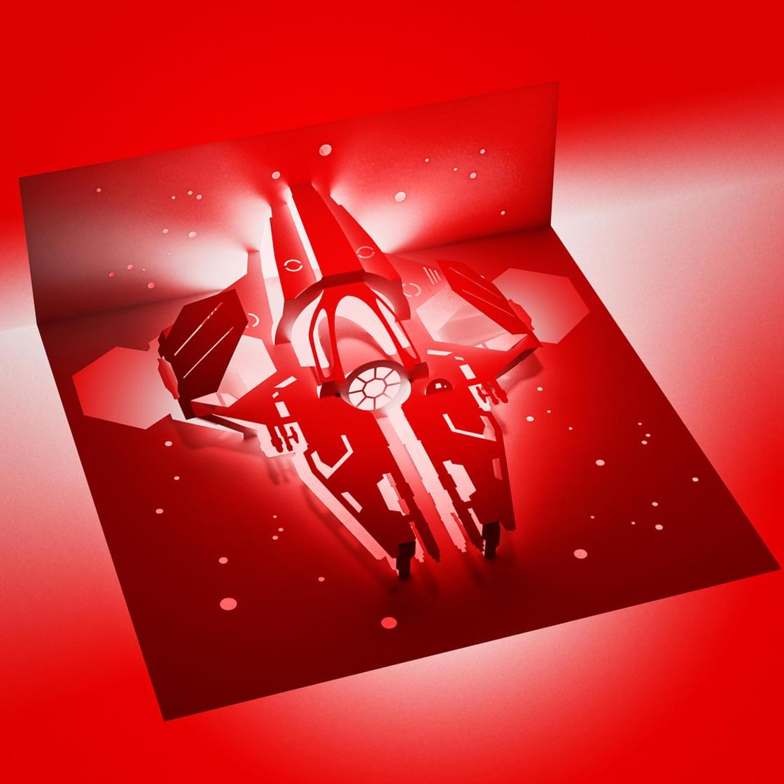 Star Wars Kirigami – Building the Star Wars spaceships with paper art