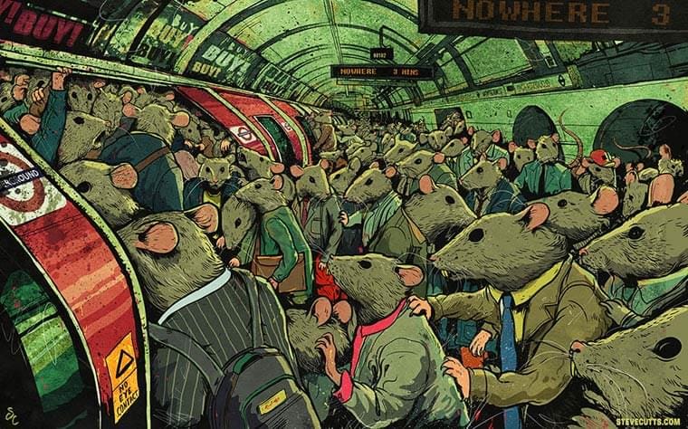 Sad modern world – The twisted satirical illustrations of Steve Cutts