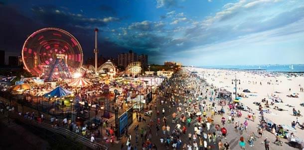 Day to Night – When the Day meets the Night in a single photograph of Stephen Wilkes