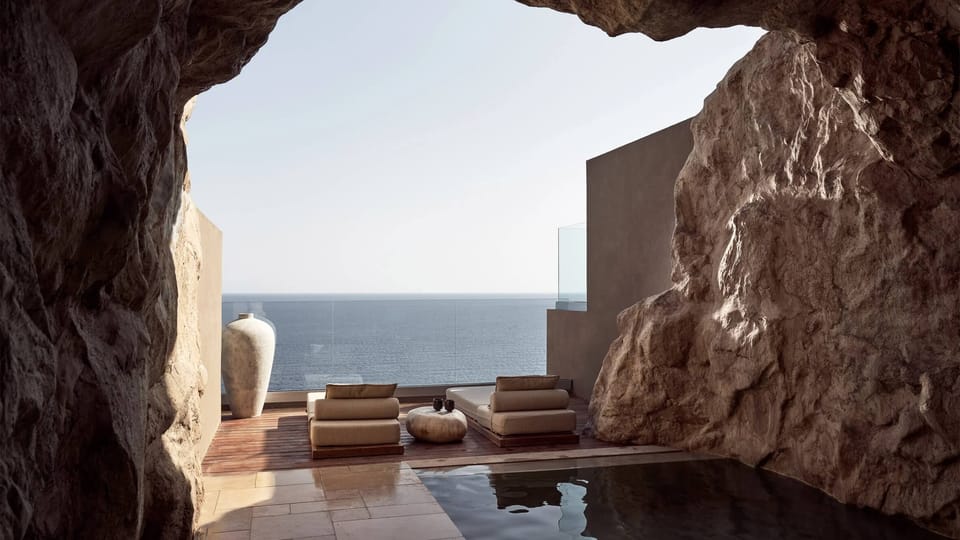 Acro Suites - A Cliffside Hotel In Crete With Rooms Carved Out Of The Rock