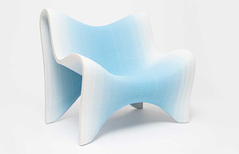 Philipp Aduatz Creates 3D-Printed Concrete Furniture and Vases