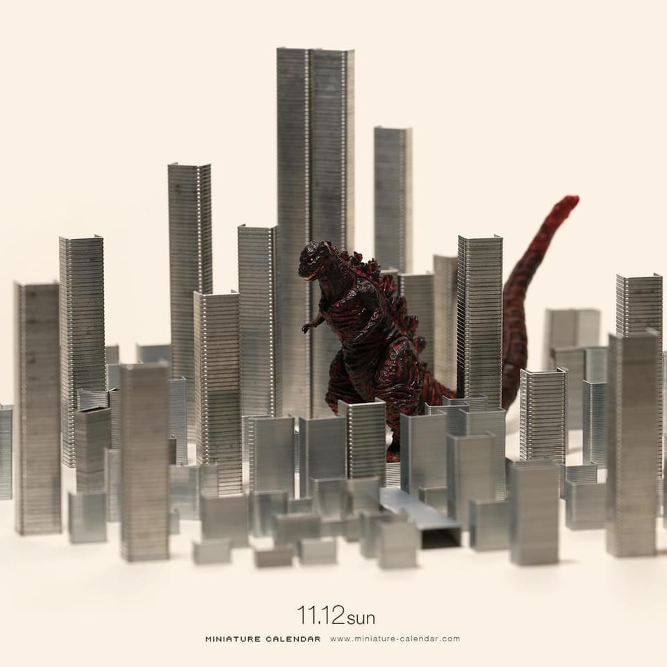 Miniature Calendar – The latest adorable creations by Tanaka Tatsuya