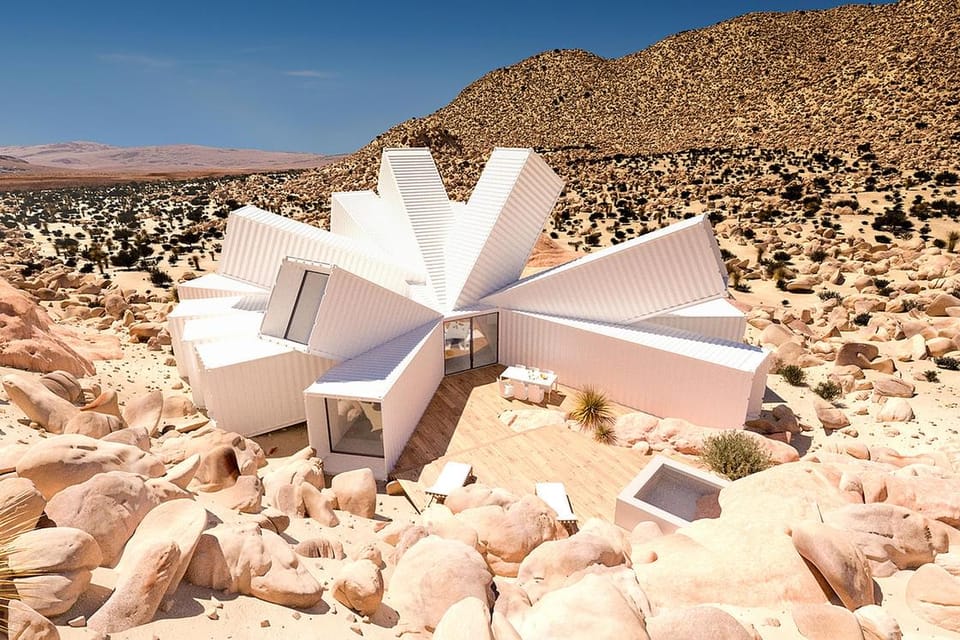 Joshua Tree – An amazing geometric house built from containers