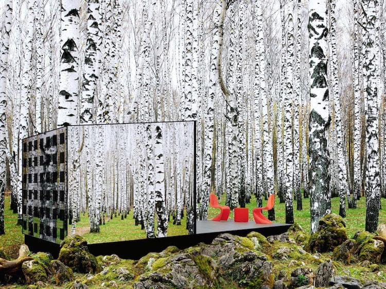 Eco-Friendly Glass House Camouflages Into Its Surrounding Natural Environment