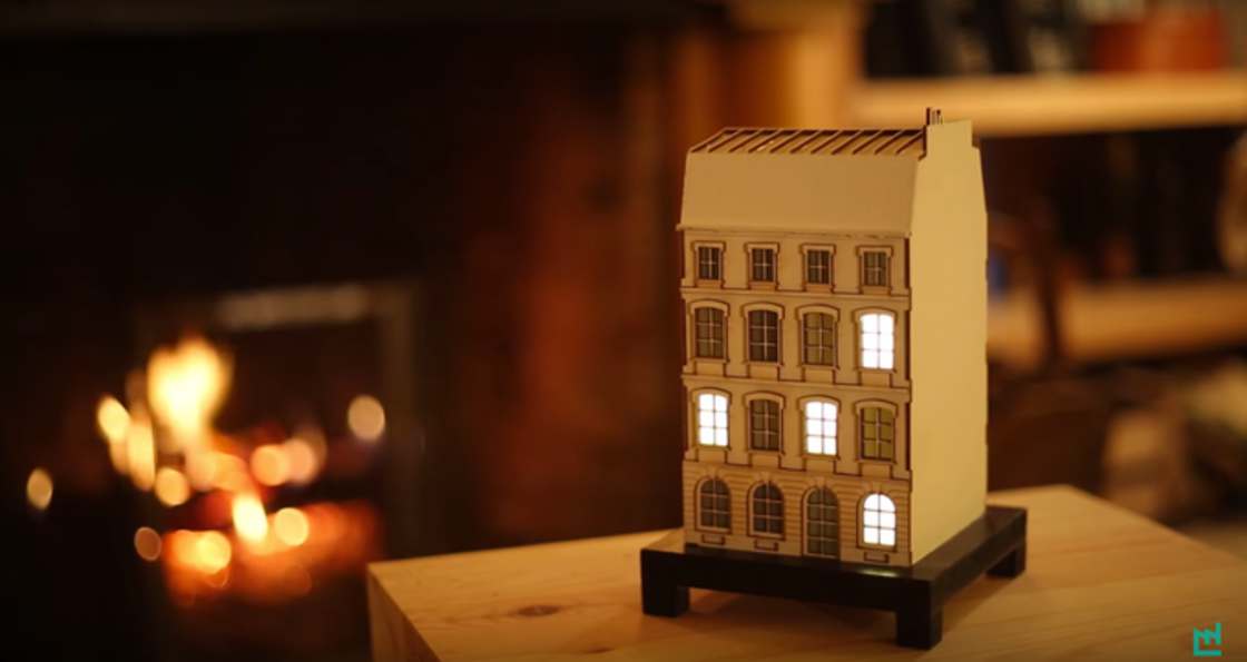 The City Clock – This pretty wooden house is a binary clock