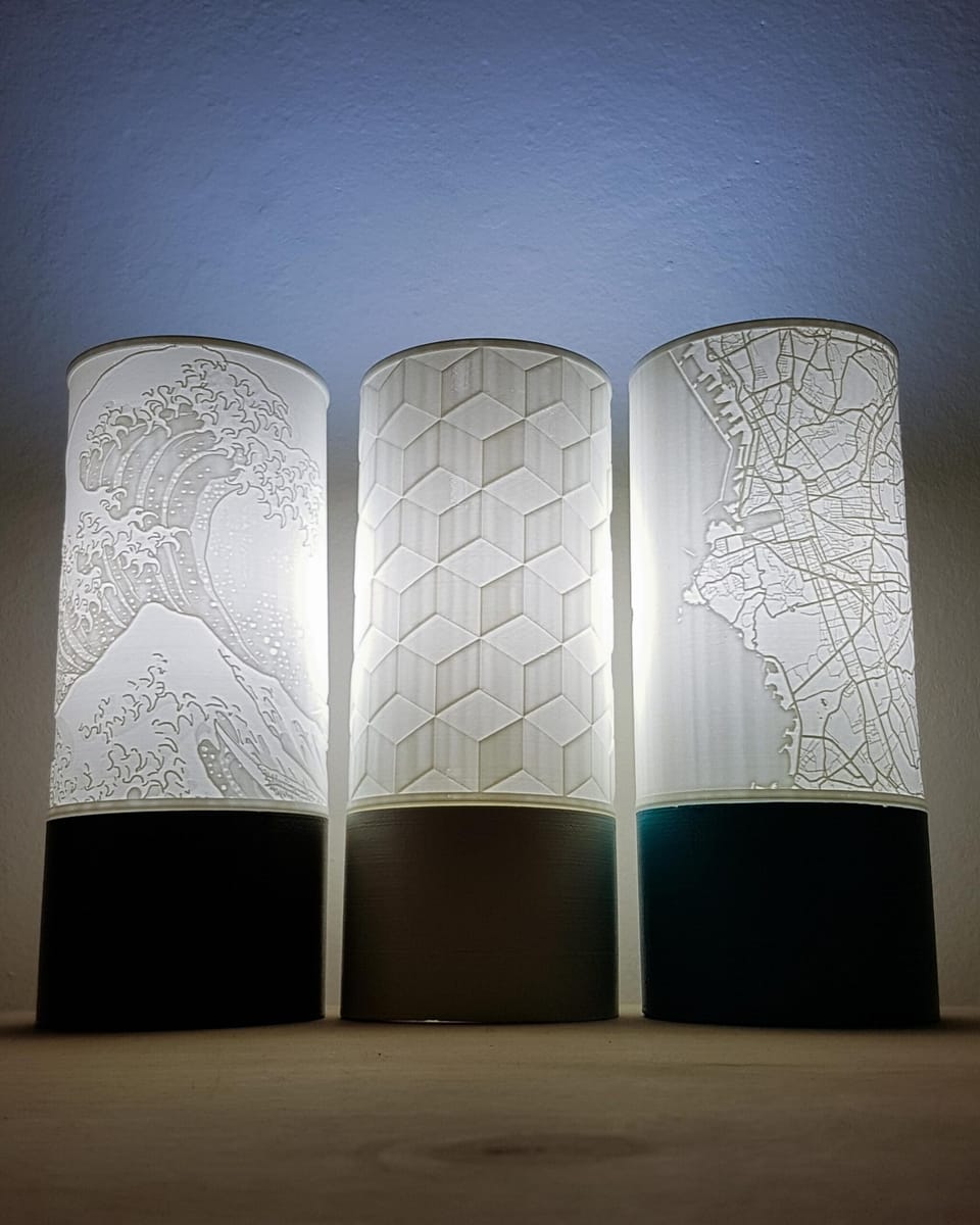 Lithophane Lamps