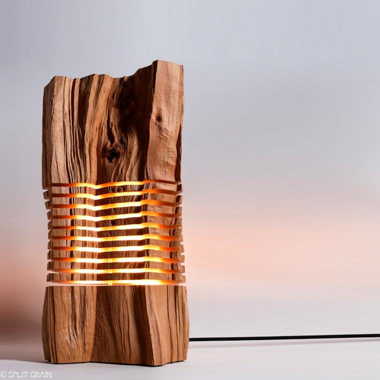 Light Structures – Some beautiful lamps made of sliced wood pieces